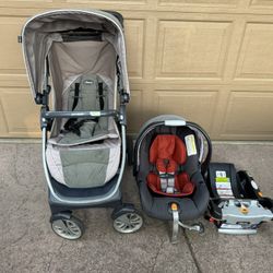 Chicco Bravo Baby Stroller And Car Seat 