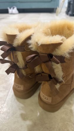 UGG Bailey Bow Tall Boots Chestnut