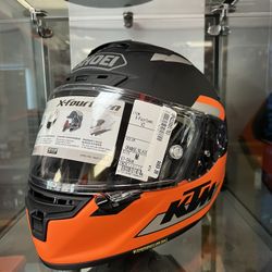 KTM Shoei X-Fourteen Helmet (Black/Orange) Size Medium for Sale in