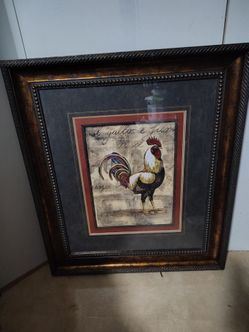 Cuadro elegante de gallo.
