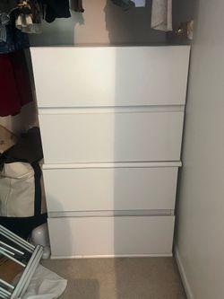 Stackable dressers - white