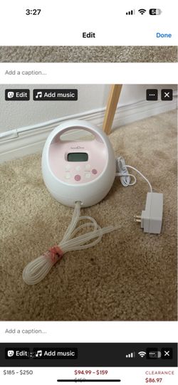 Spectra Breast Pump with Tubing and Power Adapter