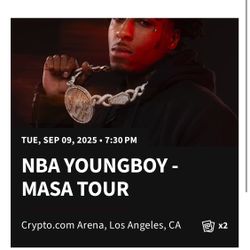 Two Tickets To The NBA Youngboy Concert