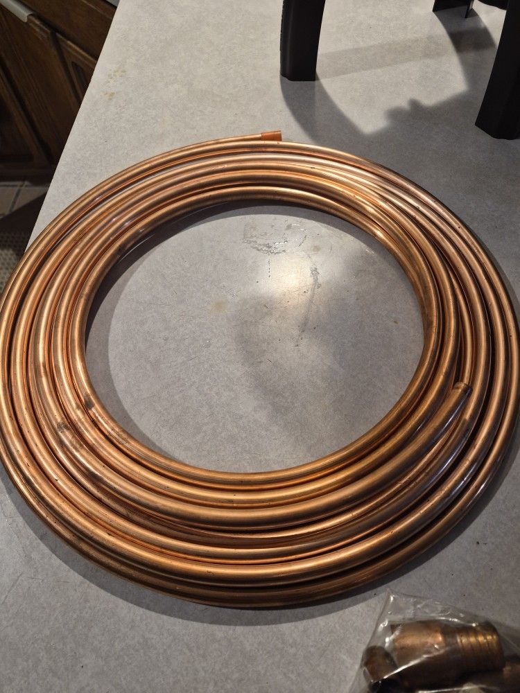 Refrigeration Coil Copper 1/2 OD x 50ft
