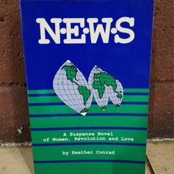 NEWS By Heather Conrad SC Paperback 1987 With Publisher Insert LN