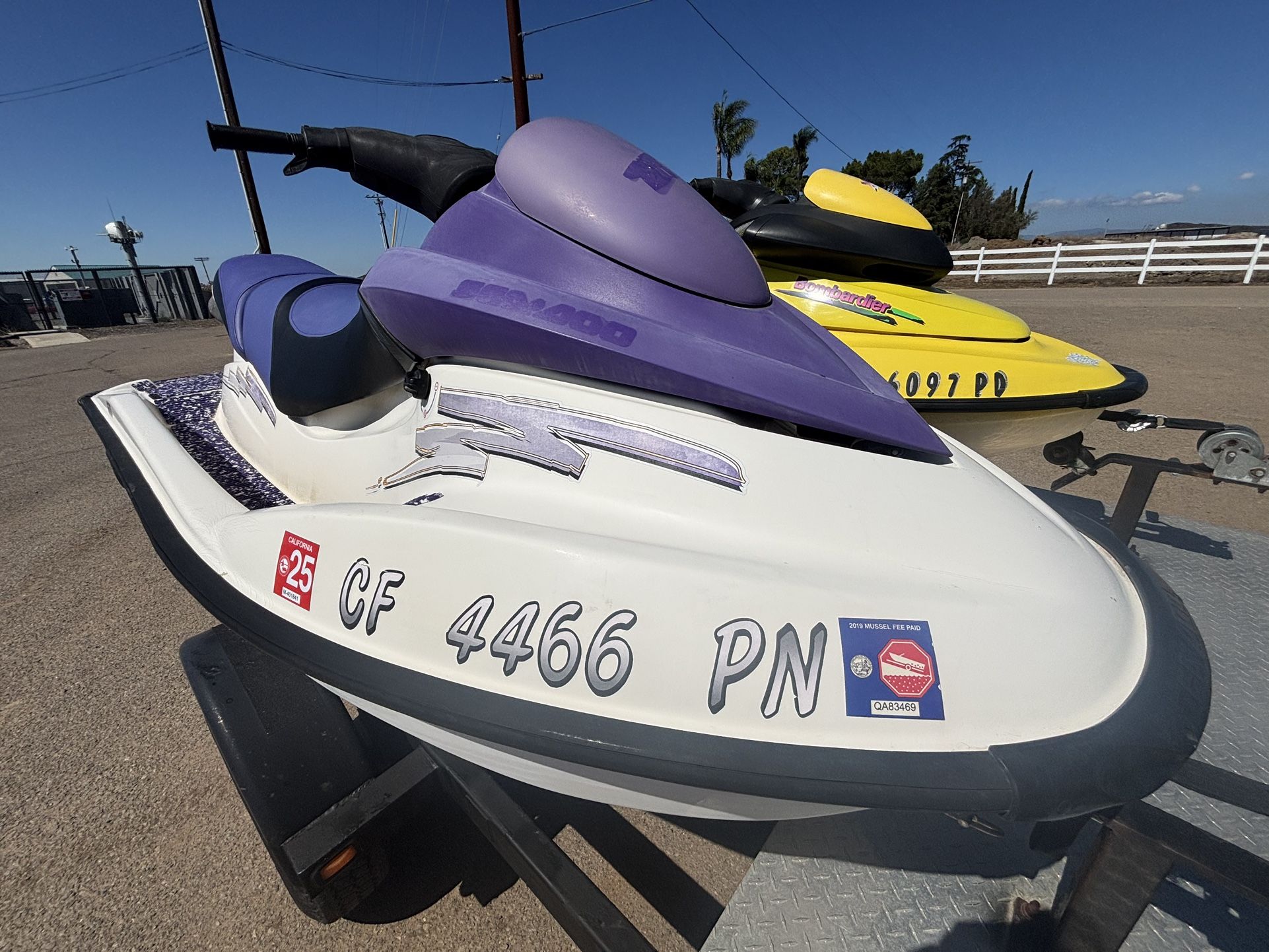2003 Seadoo GTI And 1997 Seadoo XP W Triple Jetski Trailer Excellent Condition Cheap