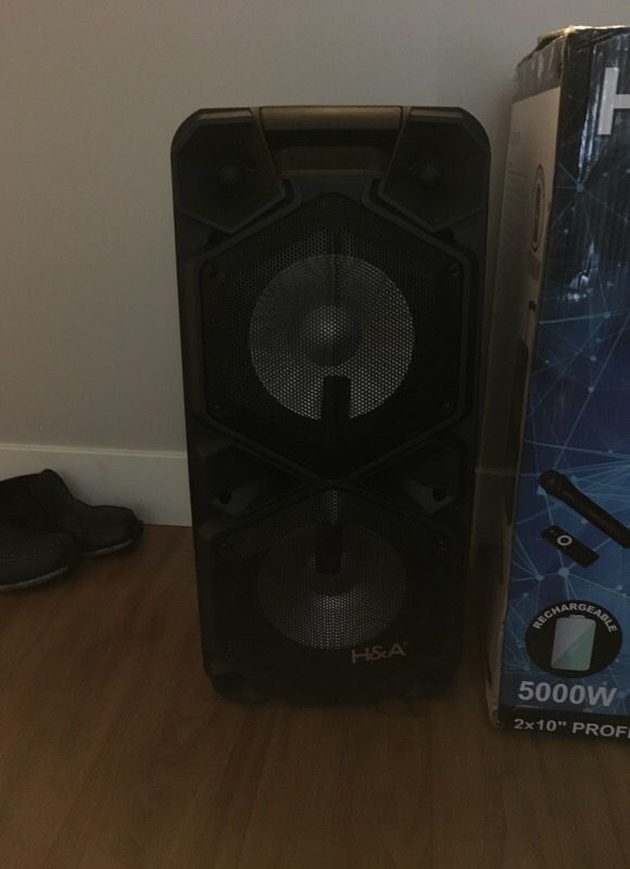 H&a karaoke cheap speaker