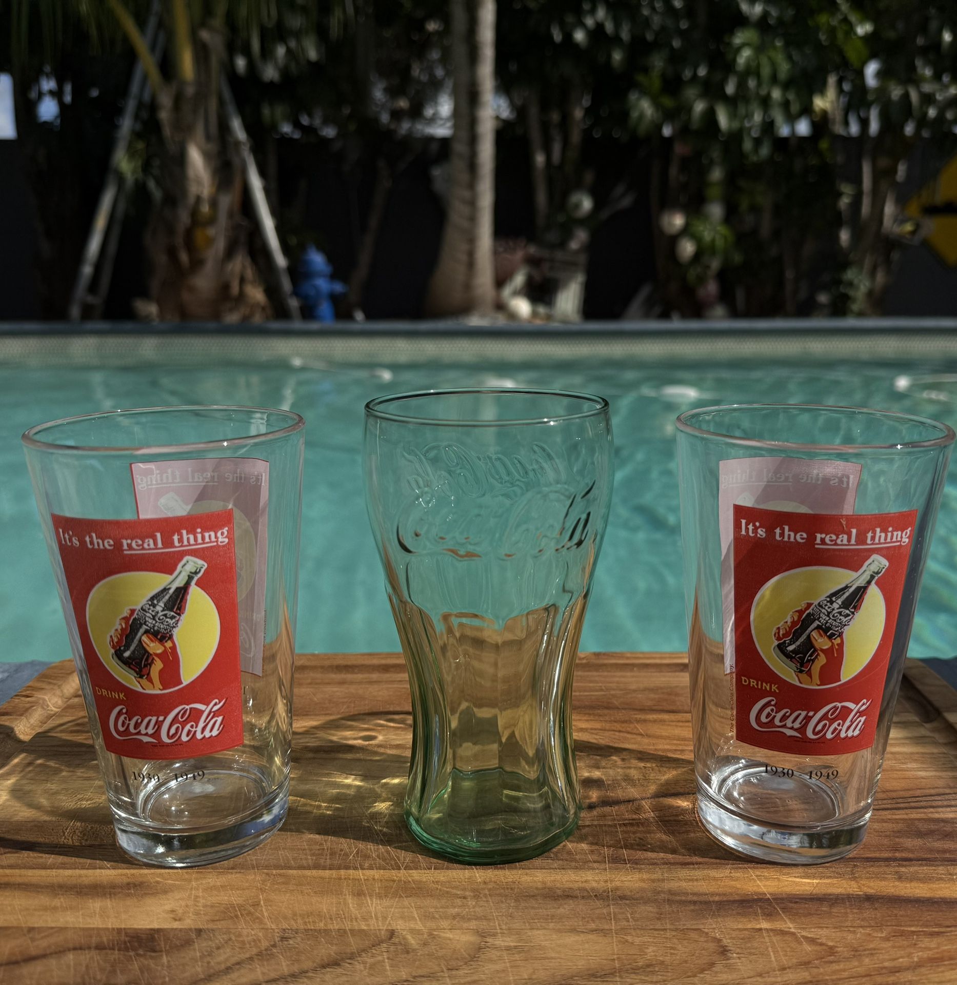 Vintage Coca-Cola Drinking Glasses