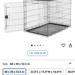 Dog Crate and Cover 