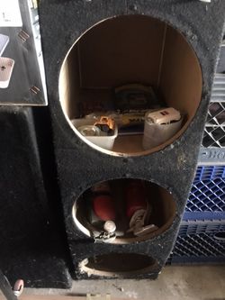 Triple 12 inch subwoofer box