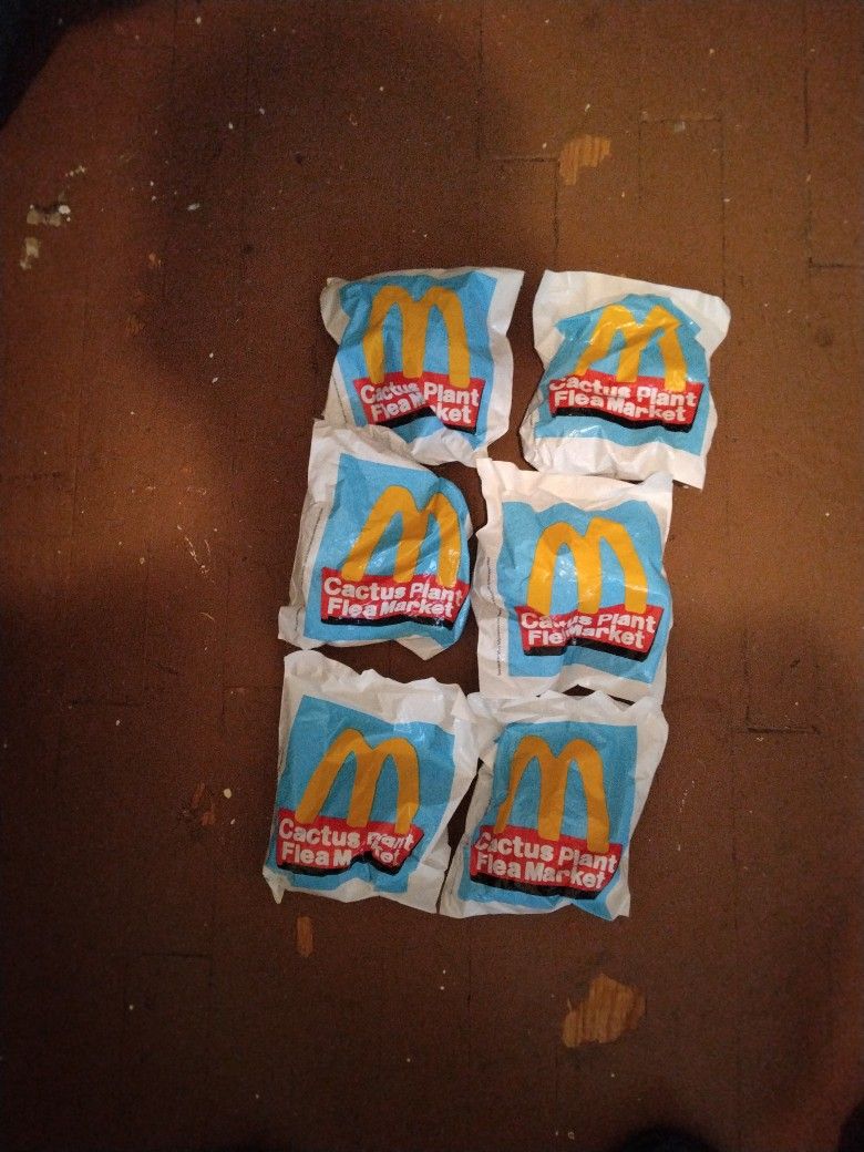 Happy Meal Toys.... McDonald's Cactus Plant Flea Market