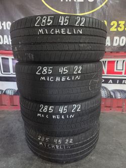 285 45 22 SET 4 MICHELIN INSTALADAS POR  380