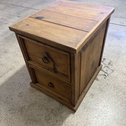 Wood filing cabinet 30”x23 1/2”