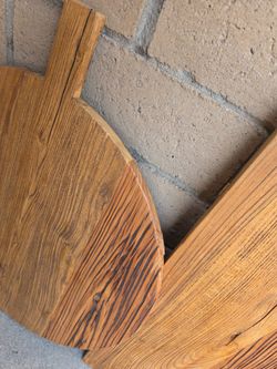 Wood chopping board for food decoration