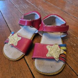 Livie and Luca Sandals Rainbow Star Sandals, Size 9