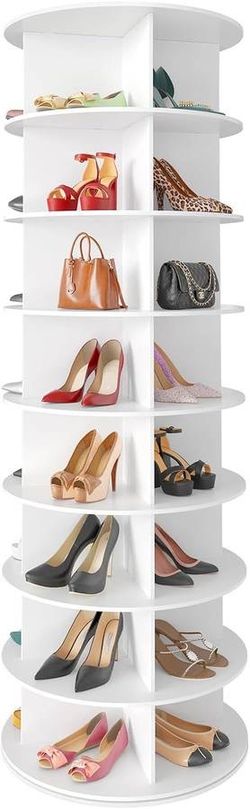 Rotating Shoe Rack - 8 LAYERS - NEW IN BOX !!! - $80