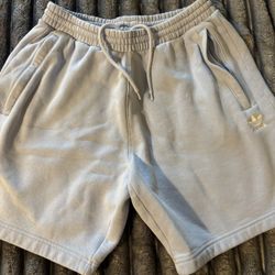 Men’s Baby Blue Adidas Shorts - Size M
