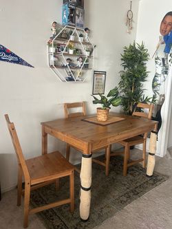 4 chair dining room table