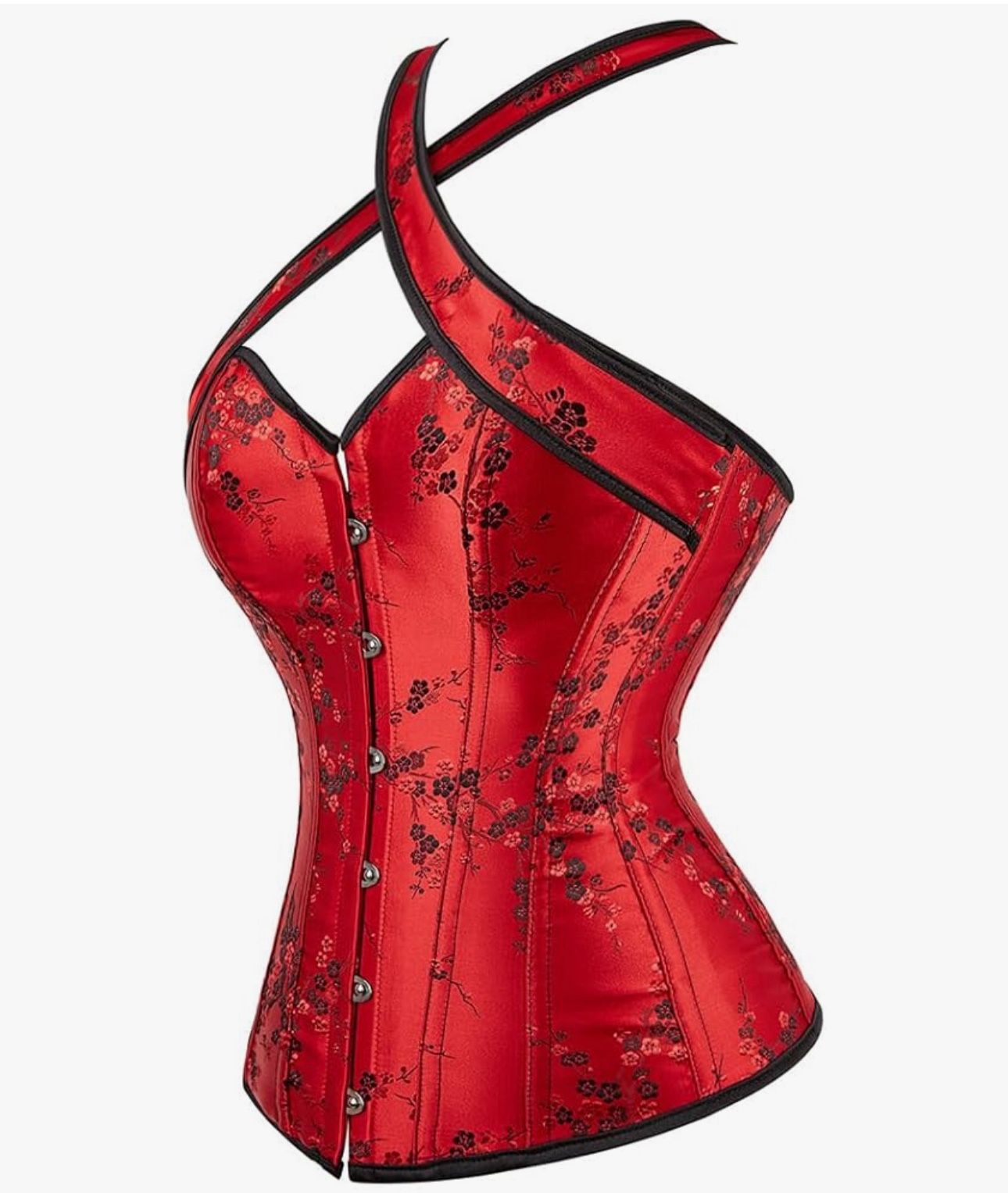 6X Corset Tops For Women Renaissance Corset Plus Size Floral Corset With Straps