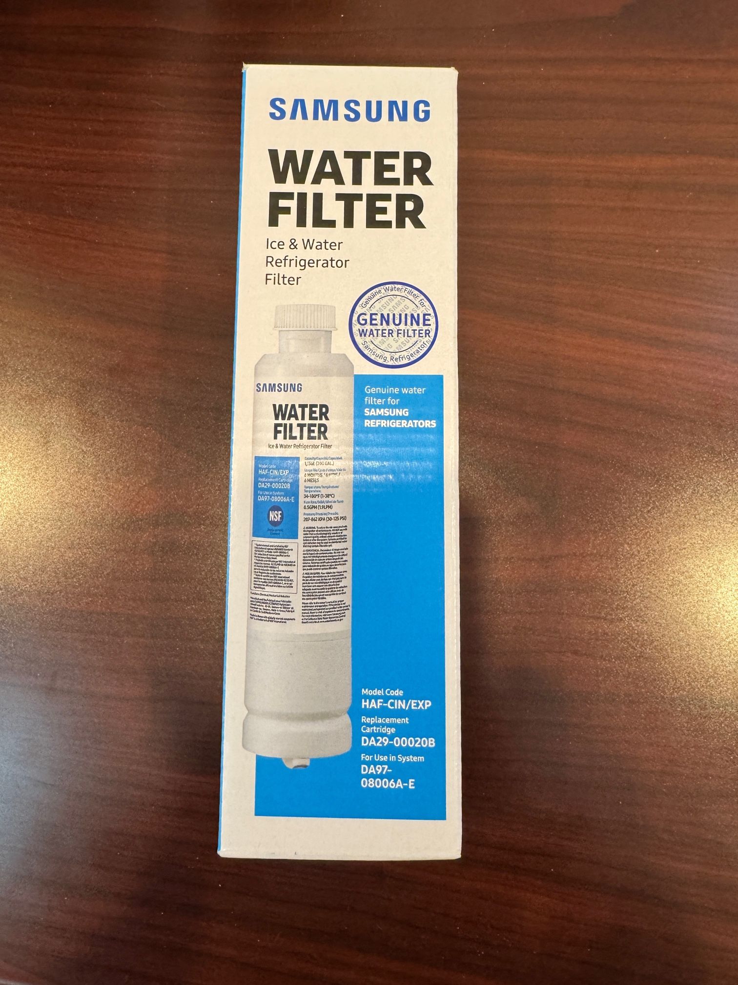 Water Filter - Samsung Refrigerator