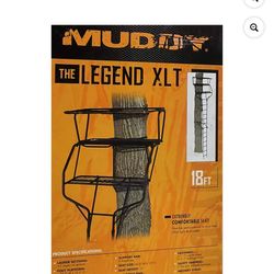Muddy Legend Soporte de Escalera para 2 Personas XLT de 18 Pies