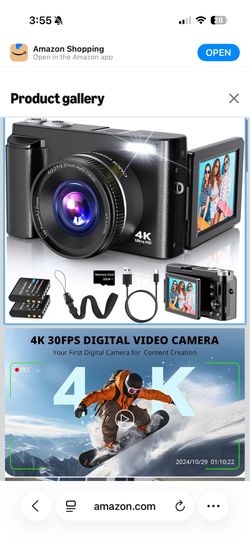 Brand new 4k digital camera