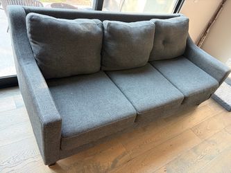 Navy blue 7 foot couches
