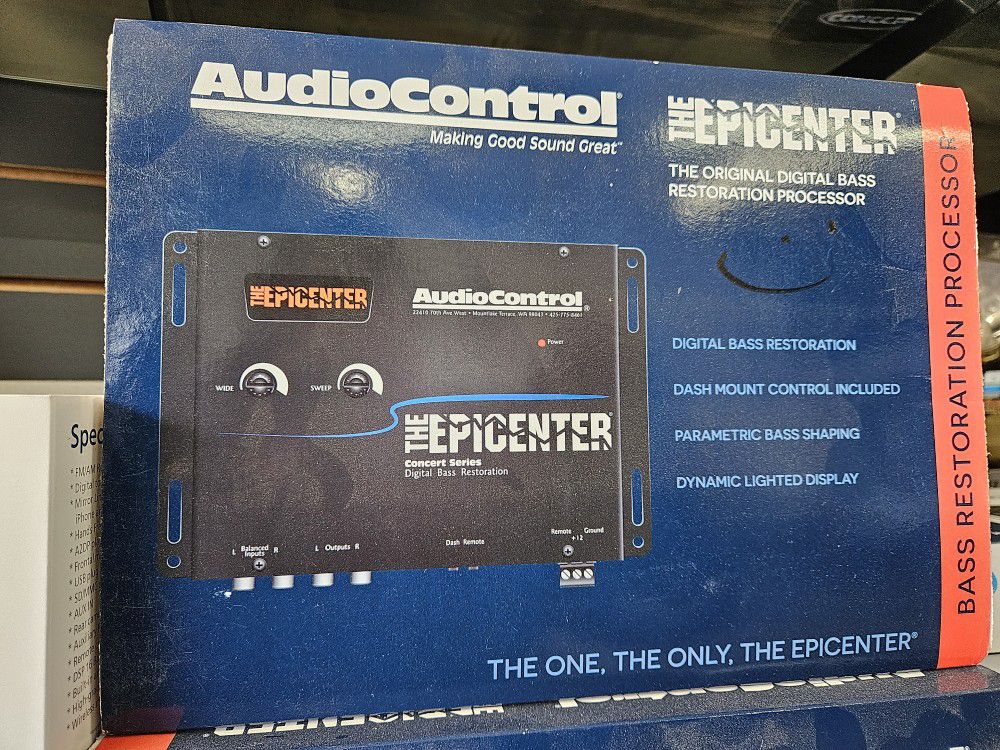 AudioControl Epicenter Digital Bass Control Processor, Car Audio Enhancer with Wired Remote Control (Black)

PRICE IS FIRM 

EQUIPMENT IS NEW

