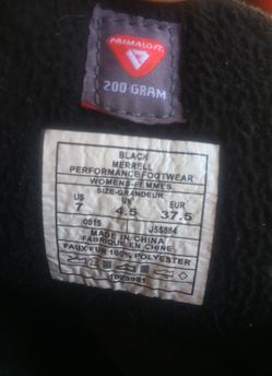 Merrell waterproof faux fur girls boots size 7