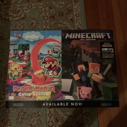 2016 Paper Mario / Minecraft Promotional Poster