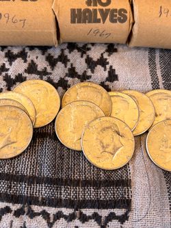 1966, 67, 68, 69 Kennedy half dollars