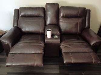 Leather Power Recliner Couches