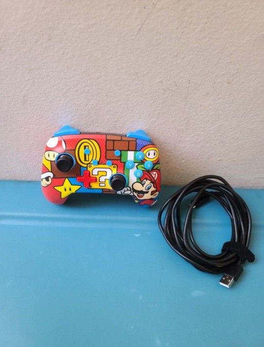 PowerA Enhanced Wireless Controller for Nintendo Switch - Mario Pop