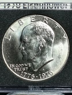 1(contact info removed) Bicentennial Eisenhower Dollar.... Uncirculated