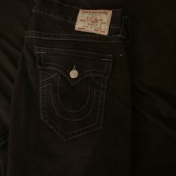Black true religion jeans