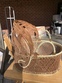 Wicker Doll Bassinet