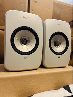 KEF LSX LT II - Wireless Hi-Fi Monitor Speakers ≈ Audiophile Sound, Bluetooth, AirPlay 2, USB-C, TV & Desktop Ready