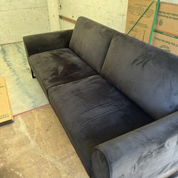 Futon Black Sofa  