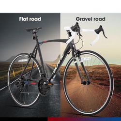 HILAND 700C Light Aluminum Frame, Racing Bike For Men/women Adult Bike . Size 490 mm Frame 