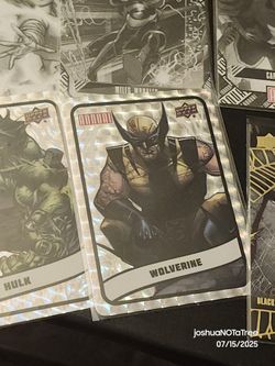 Wolverine And Hulk Cards