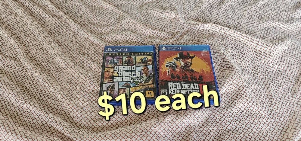 Ps4 Playstation 4 Games $10 Each
