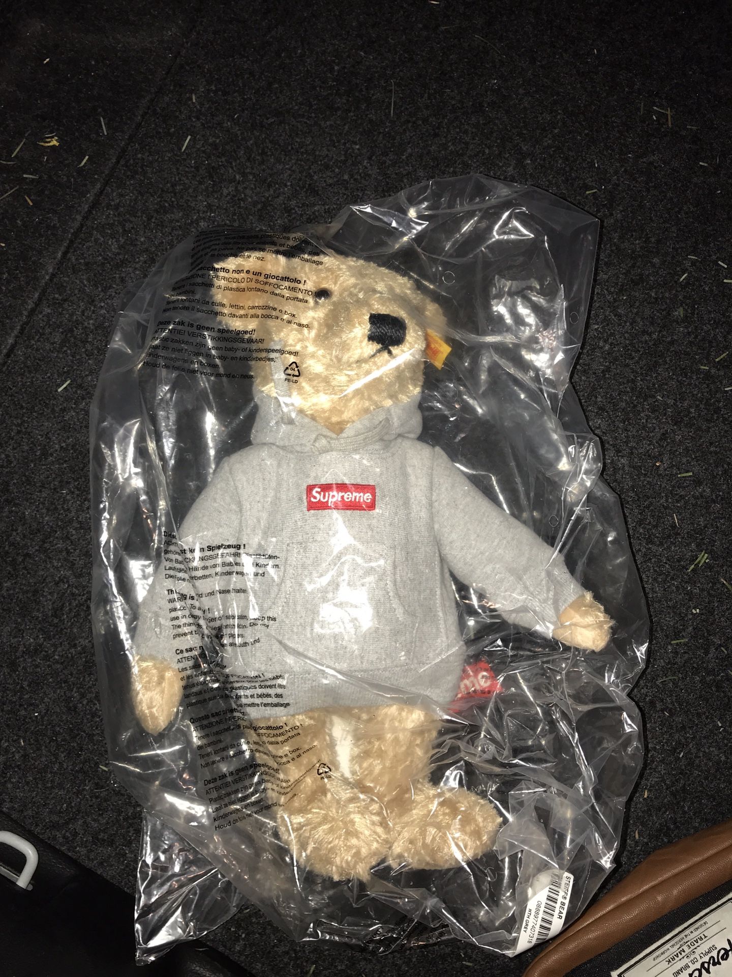 Supreme Steiff Bear Heather Grey