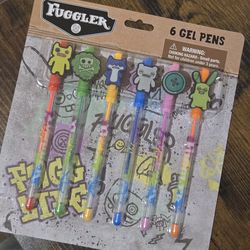 New Fuggler 6-Pack Character Gel Pens – Sealed