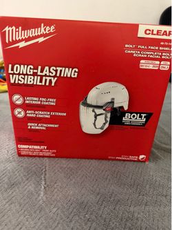 Milwaukee Bolt Full Face Shield