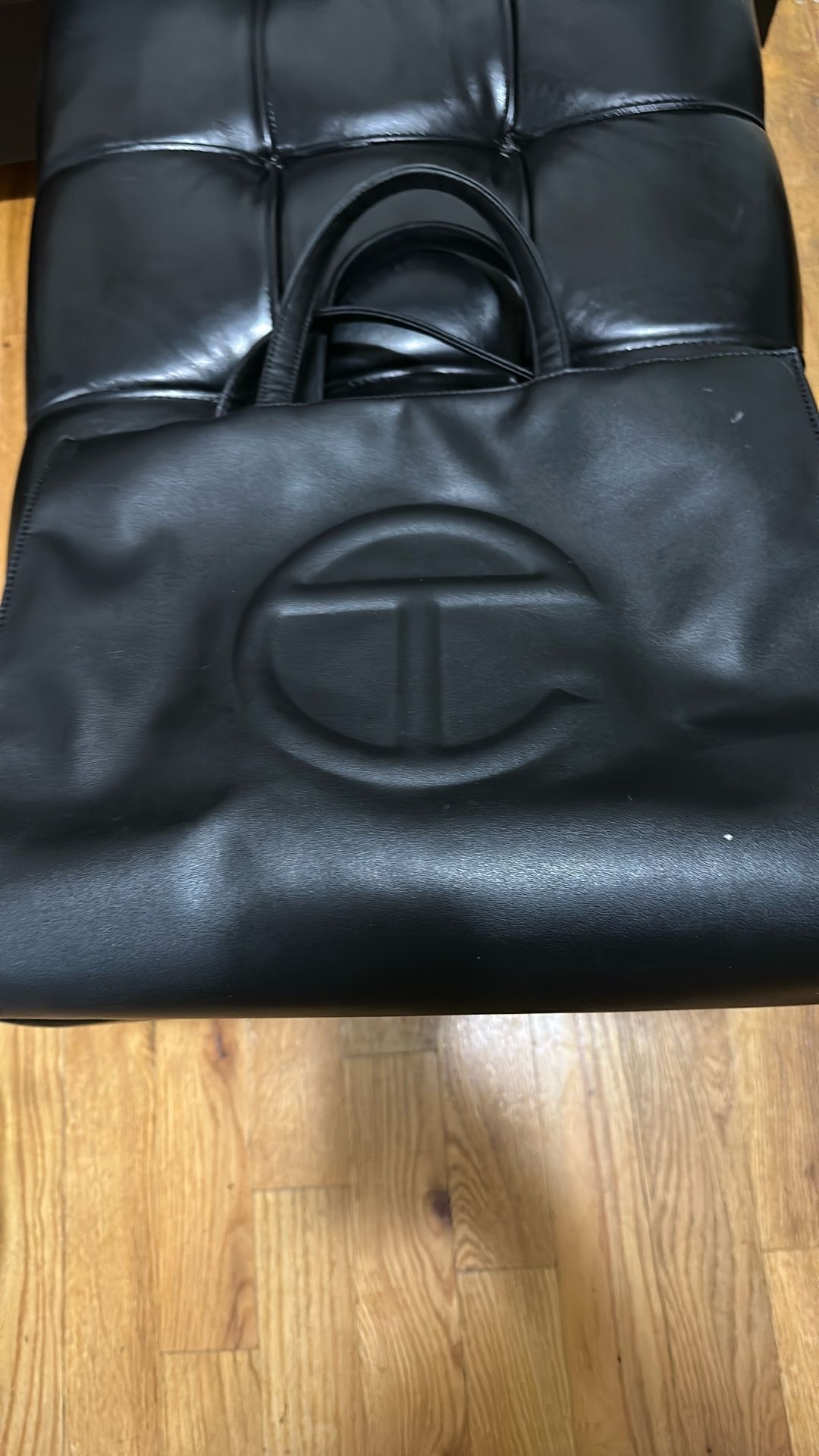 Telfar Black Shopping Bag medium