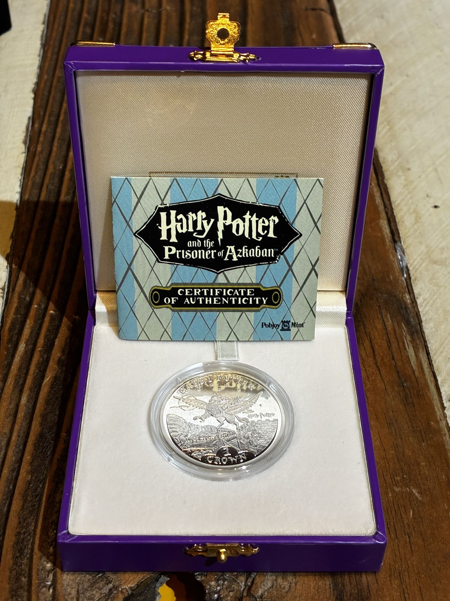 Harry Potter & Prisoner of Azkaban Pobjoy Isle of Man 1 Crown Coin Set