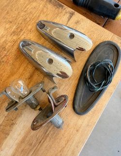vw beetle 58-63 front turnsignal parts lots