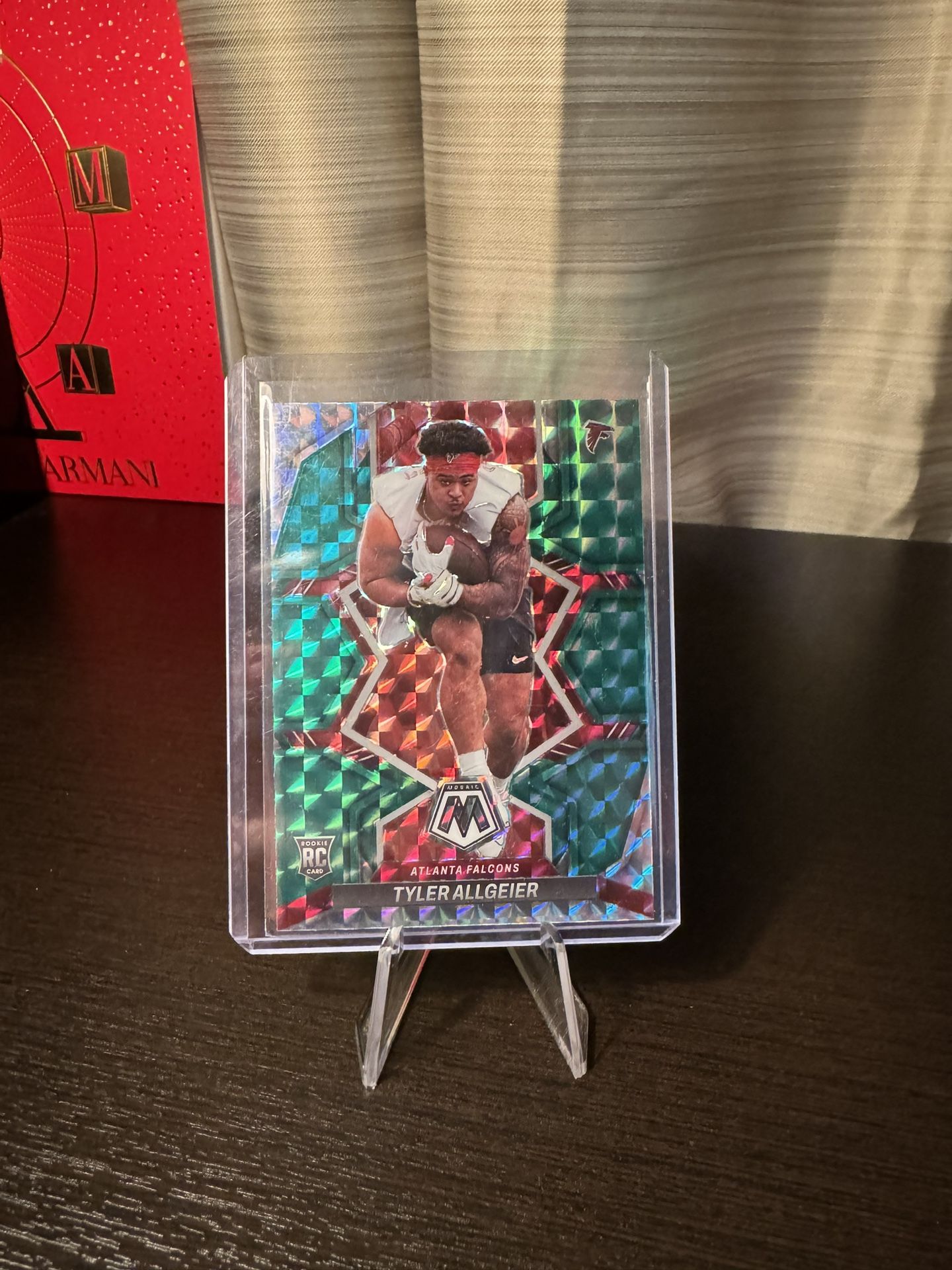 Tyler Allgeier Rookie Mosaic Green Prizm