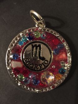 Handmade Scorpio pendant