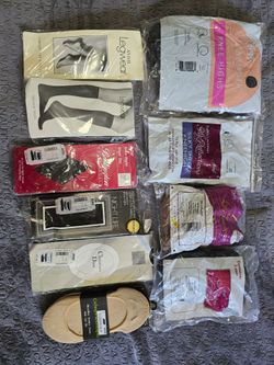 Vintage Hosiery Lot Christian Dior Avon Knee Highs Tights Trouser Socks NOS